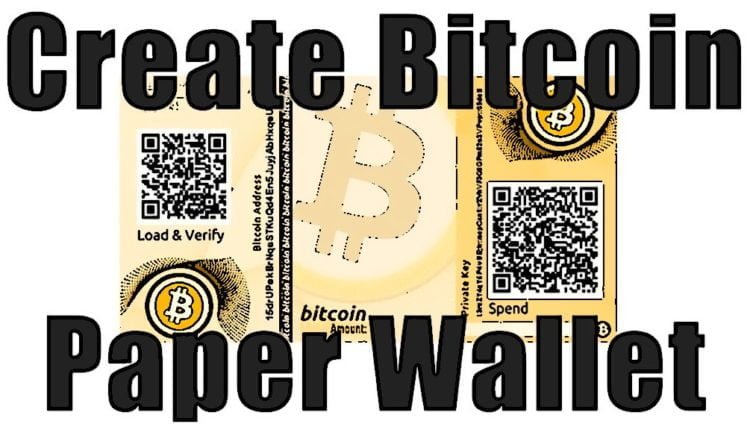 buy and store bitcoin in paper wallet