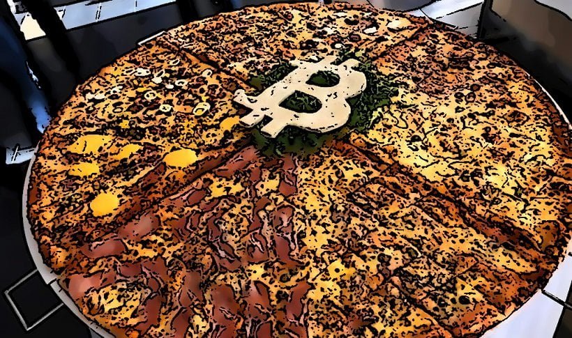 bitcoins pizza