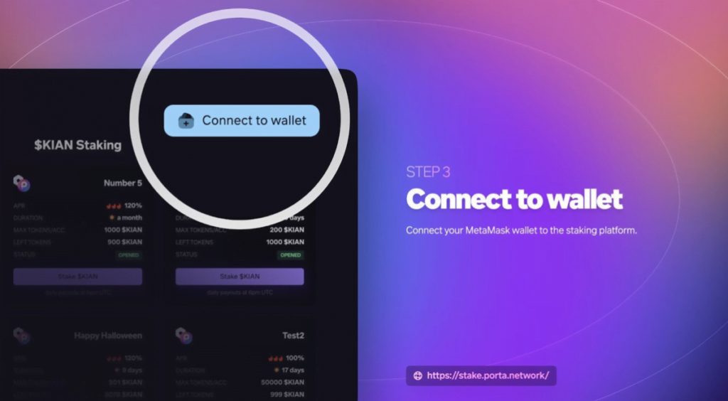 Porta Network Launches $KIAN Staking to Reward Holders 2 Porta Network Launches $KIAN Staking to Reward Holders 2