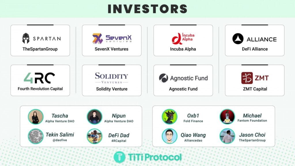 Le protocole TiTi obtient 3,5 millions de dollars pour créer le premier algorithme d'utilisation pour gagner Stablecoin 1