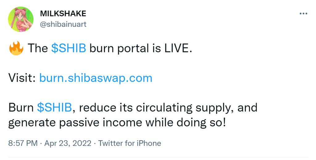 Shiba holders will get a reward to burn their holdings 1