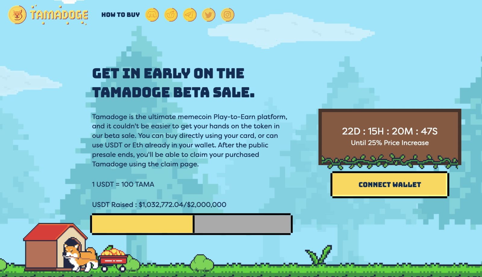 Metaverse Memecoin Tamadoge Raises $1 Million Midway Through Its Beta Sale 2