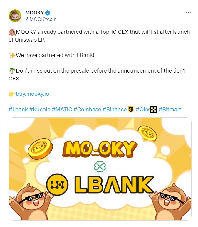 Memecoin MOOKY Raises $900,000 Ahead of Its Final Presale Stage 3