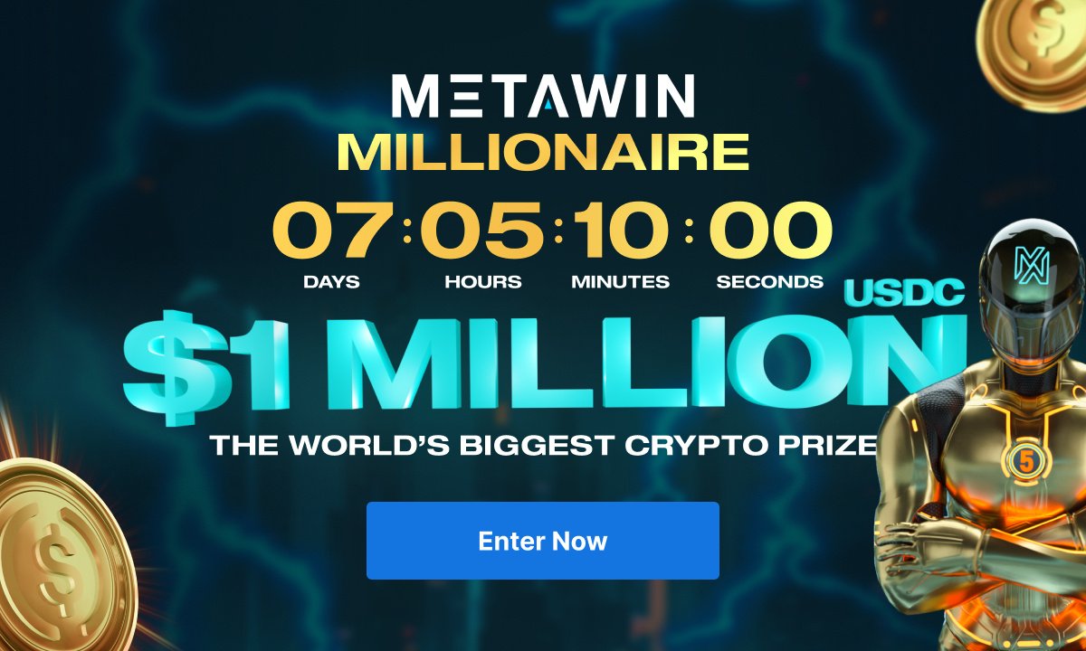 Revolutionary blockchain competition platform, Metawin, counts down to massive $1 million dollar prize draw 2