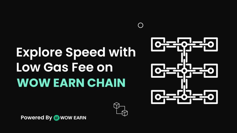 WOW EARN Unveils Layer 1 Blockchain, Redefining Efficiency and Global Accessibility 3