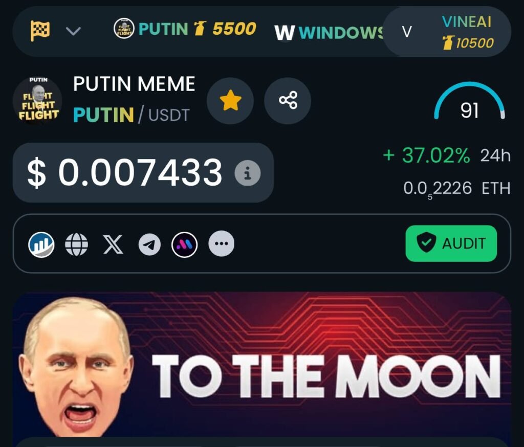 Putin Memecoin: The Bullish Trendsetter Taking Over the Crypto World 2