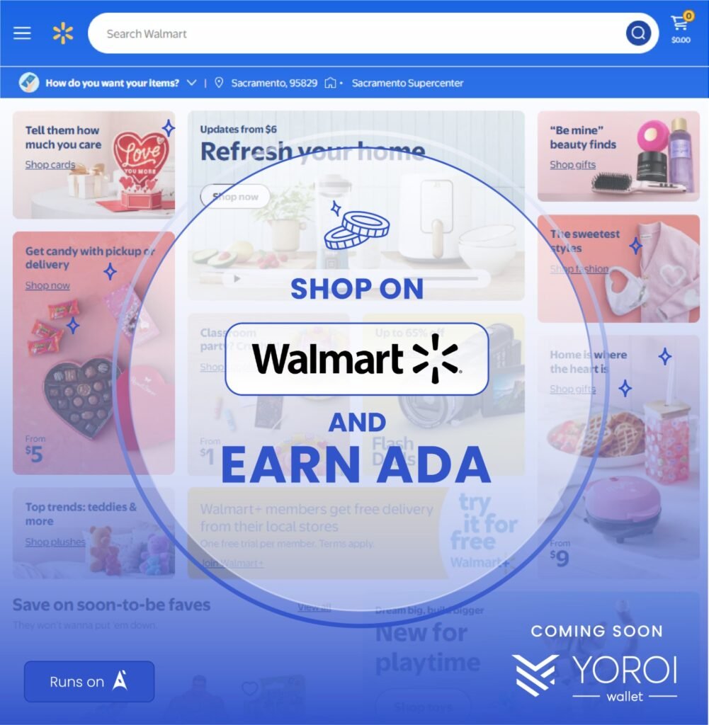 Walmart Partners Cardano (ADA) Cryptocurrency Officially 1